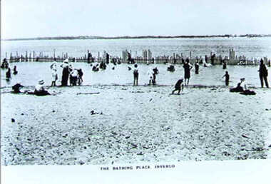 001287 - Photograph - 1906 - Inverloch sea baths - The Bathing Place - from Jill Harrop (same as 000804)