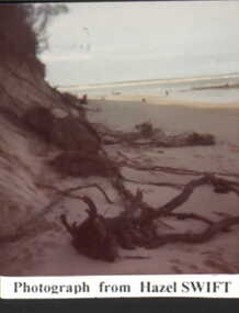 001378 - Photograph - Inverloch - Surf Beach - erosion of foreshore - from Hazel Swift