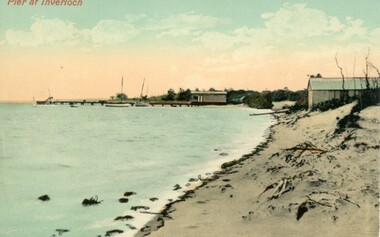 004281 - Postcard - Inverloch Beach taken by G Ford 1906