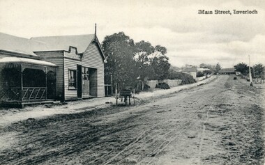 004282 - Postcard - A'Beckett St (Main Street), Inverloch taken by G Ford 1906