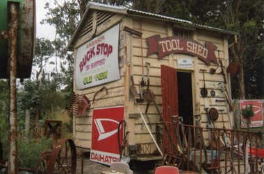 Photograph - Old Inverloch Jail Building - Buck Shop (Used Goods Store) at  Anderson 2014-04-04, Inverloch Jail at Anderson Buck Stop
