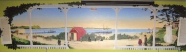 004320 Photographs - Mural in Inlet Hotel, Inverloch