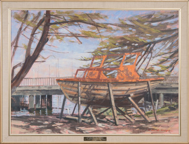 Painting, Monie Mayor, Mordialloc Creek Refit, c.1978