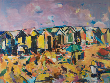 Painting, Elizabeth Prior, Summer Brighton, 1982