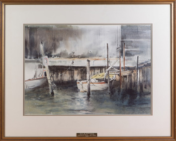 Painting, John Sterchele, On Mordialloc Creek, 1983