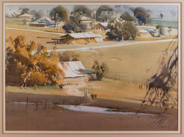 Painting, Ross Paterson, Avenel Landscape, 1995