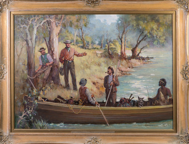 Painting, James Northfield, John Batman on the Yarra