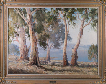 Painting, Leonard H. Long, Summer Morning - Lake George, 1963