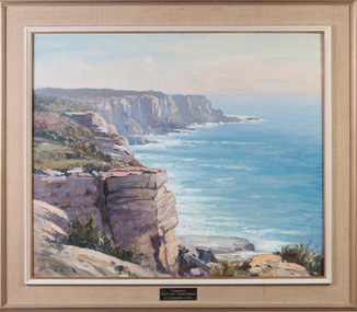 Painting, Leonard H. Long, Towards "Old Hat" Currarong