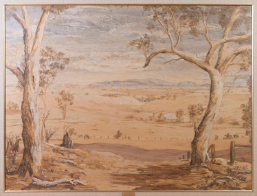 Painting, Doris Percival, A Wimmera Landscape