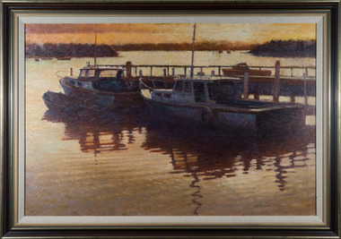 Painting, Russell Fletcher, At Tooradin