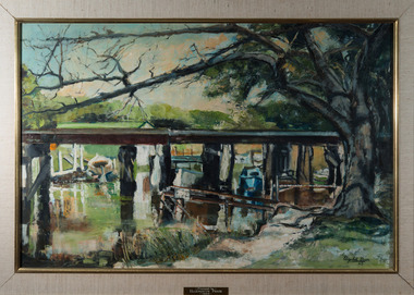 Painting, Elizabeth Prior, The Bridge, 1963