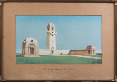 Print, Cyril A. Farey, The Australian Memorial, 1935
