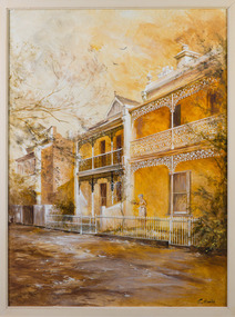 Painting, Shirley Hunter, Royal Parade - Parkville