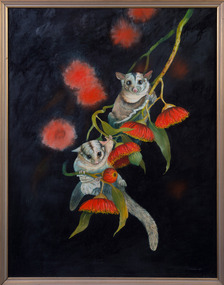 Painting, Dawn Stubbs, Sugar Gliders, 1989