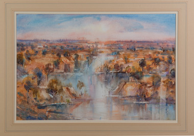 Painting, Charles Moodie, Inland River, 1988