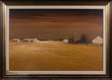 Painting, Colin Ross Parker, Jundah, Western Queensland, 1973