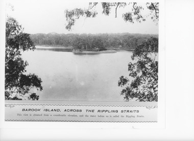 Photograph - Barook Island Nowa Nowa Arm Lake Tyers. Victoria, Caire, Nicholas John, 1905c