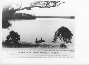 Photograph - Karpi Bay Lake Tyers, Caire, Nicholas John, c1905