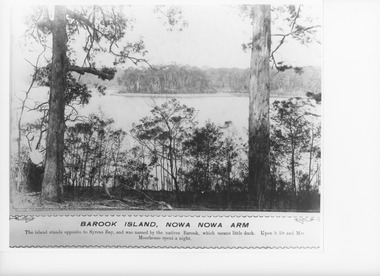 Photograph - Barook Island Lake Tyers Victoria, Caire, Nicholas John, 1905c