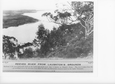Photograph - Reeves River Lakes Entrance Victoria, Caire, Nicholas John, 1905c