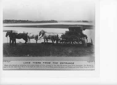 Photograph - Lake Tyers Victoria, Caire, Nicholas John, c1905