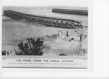 Photograph - The Piers , Lakes Entrance c1905, Caire, Nicholas John, 1905c