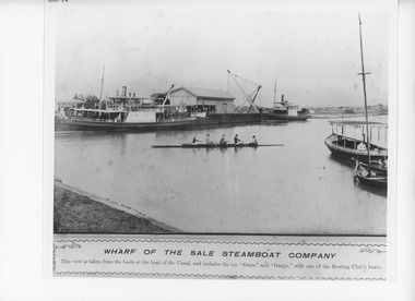 Photograph - Sale Steamboat Company   Sale Victoria, Caire, Nicholas John, 1905c