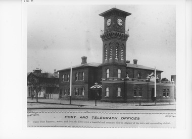 Photograph - Post and Telegraph Office, Sale Victoria c1905, Caire, Nicholas John, 1905c