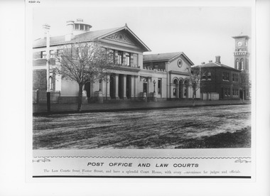 Photograph - Sale Post Office and Court Buildings Sale Victoria, Caire, Nicholas John, 1905c