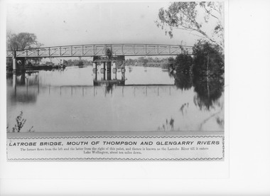 Photograph, Caire, Nicholas John, Swing  Bridge Sale Victoria, 1905c