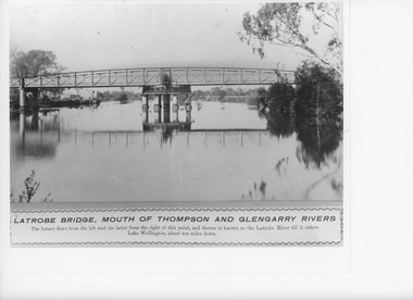 Photograph - Swing  Bridge Sale Victoria, Caire, Nicholas John, 1905c
