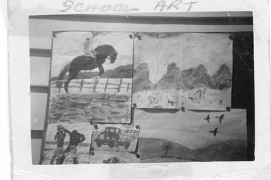 Photograph - Lake Tyers Aboriginal School Art,  Lake Tyres Victoria, Hanlon, Vera, c1949