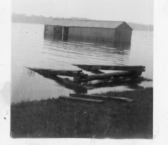 Photograph - flooding of the lake at Lake Tyers Aboriginal Station, Lake Tyers Victoria, c1949