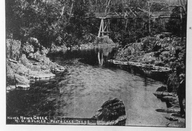 Photograph - Nowa Nowa Creek,  Lake Tyers Victoria, Bulmer, H D, c1907