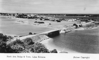 Postcard - Lakes Entrance from Jemmys Point  c1950, Bulmer H D
