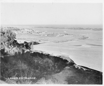 Postcard - View from Jemmys Point Lakes Entrance c1930