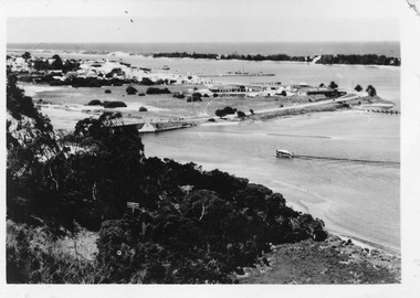 Postcard - North Arm bridge Lakes Entrance Victoria, Bulmer H D, 1950c