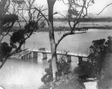 Photograph - North Arm bridge Lakes Entrance Victoria, 1920c