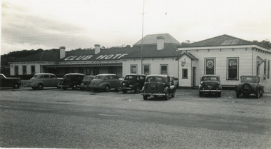 Postcard - Club Hotel, The Rose Series, c1945