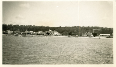 Photograph - Guest houses and Businesses Esplanade Lakes Entrance  c1930
