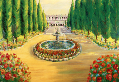 Postcard - Glenara Murals 1950, Scancolour Australia