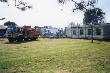 Photograph - Club Hotel Fire  Lakes Entrance Victoria, LERHS, 2000