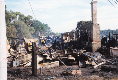 Photograph - Club Hotel Fire   Lakes Entrance Victoria, 2000