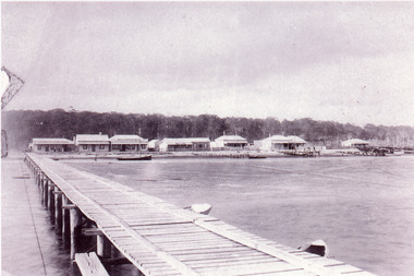 Photograph - The Esplanade, early Lakes Entrance Victoria c1895