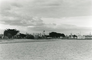 Photograph - Sloop John D Restaurant and motels on Esplanade Lakes Entrance  c1992