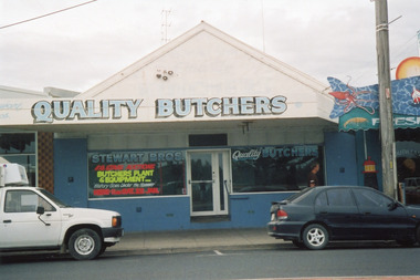 Photograph - Stewart's Butcher Shop, Davies, Judy, Stewarts Butcher Shop, Esplanade, Lakes Entrance, Victoria, 2005