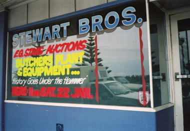 Photograph, Davies, Judy, Stewart's Butcher Shop, 2005