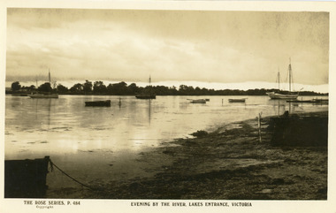 Postcard - Boat Harbour, The Rose Series, 1900c