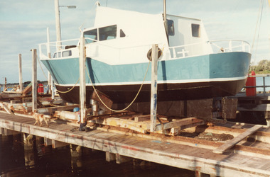 Photograph - Slipway at the Eastern Wharf. c1978, Holding George